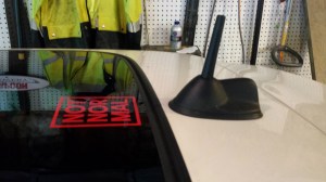 MINI Coopers and their owners are known for being "Not NorMal." Both Winey Woman's MINI (pictured here) and Beer Man's MINI have these stickers on their sunroofs. 