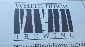 White Birch Brewing Van at the Brewery (Winey Woman made a quick stop there on NYE).