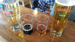 From L to R: Hard Cider, Boston Tea Party, Humble Braggert, and Long Thaw
